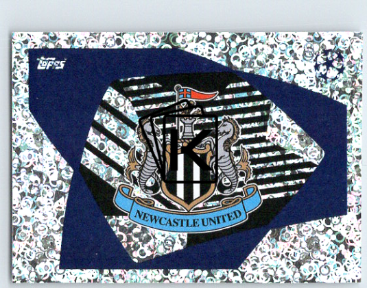 2020-21 Topps Champions League samolepka Logo Newcastle United