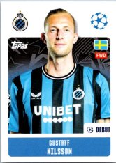 2024-25 Topps Champions League 159 Gustaf Nilsson (Club Brugge KV)