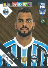 Fotbalová kartička Panini FIFA 365 – 2019 UPDATE Gold Captain 112 Maicon Gremio