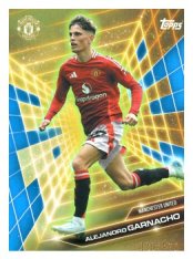 fotbalová kartička 2024-25 Topps Manchester United Fan Set Golden Future GF-3 Alejandro Garnacho Blue /175