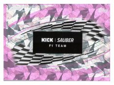 2025 Topps Turbo Attax F1 Kick Sauber  91	Team Logo-Paralel Pink