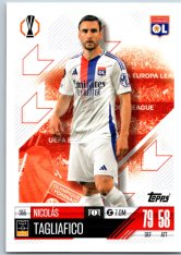 fotbalová kartička 2024-25 Topps Match Attax UEFA Club Competitions 355 Nicolas Tagliafico (Olympique Lyonnais)