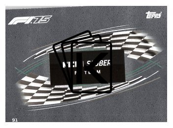 2025 Topps Turbo Attax F1 Kick Sauber  91	Team Logo