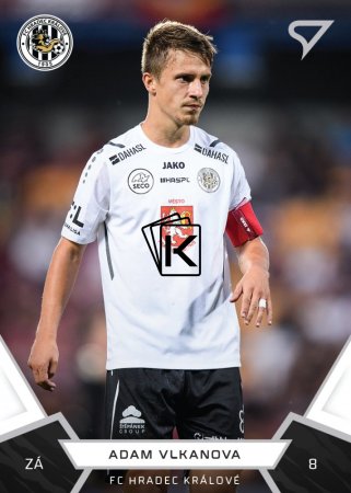 fotbalová kartička 2021-22 SportZoo Fortuna Liga 72 Adam Vlkanova FC Hradec Králové