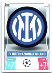 fotbalová kartička 2021-22 Topps Match Attax UEFA Champions 334 Inter Milan Logo