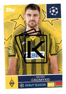 2025-26 Topps Champions League FK Kairat Almaty 512 Valeri Gromyko