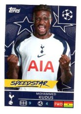 2025-26 Topps Champions League  Tottenham Hotspur 449 Mohammed Kudus