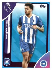 fotbalová kartička 2025-26 Topps  Premier League 86 Georginio Rutter (Brighton & Hove Albion)-PARALLEL Blue