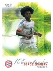 fotbalová kartička 2025-26 Topps Team set FC Bayern Munchen Pitch Pursuits PP-5 Serge Gnabry