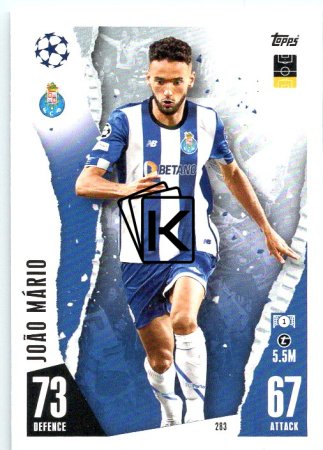 Fotbalová kartička 2023-24 Topps Match Attax UEFA Club Competitions 283 João Mário FC Porto