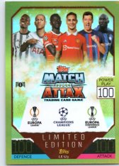 Fotbalová kartička 2022-23 Topps Match Attax UCL Limited Edition LEU3 Winter Edition 100/100/100