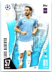Fotbalová kartička 2023-24 Topps Match Attax UEFA Club Competitions 329 Luis Alberto SS Lazio