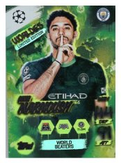fotbalová kartička 2025-26 Topps Match Attax UCC Worldies Limited Edition - World Beaters (Booster Tin 1) WLE 1 Omar Marmoush (Manchester City)