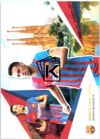 2021 Topps FC Barcelona Sagrada Familia 34 Sergio Busquets