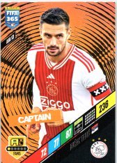 fotbalová karta Panini FIFA 365 2024 Adrenalyn XL AIA13 Dušan Tadič Ajax Amsterdam Captain