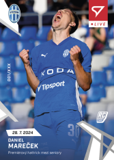 fotbalová kartička 2024-25 SportZoo Chance Liga Live L-05 Daniel Mareček Chance Liga Mladá Boleslav