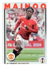 fotbalová kartička 2024-25 Topps Chrome Refractor 29 - Kobbie Mainoo