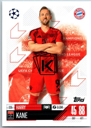 fotbalová kartička 2024-25 Topps Match Attax UEFA Club Competitions 225 Harry Kane (FC Bayern München)