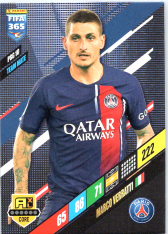 fotbalová karta Panini FIFA 365 2024 Adrenalyn XL PSG10 Marco Verratti Paris Saint-Germain Team Mate
