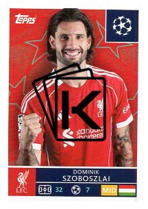 2025-26 Topps Champions League  Liverpool FC 261 Dominik Szoboszlai