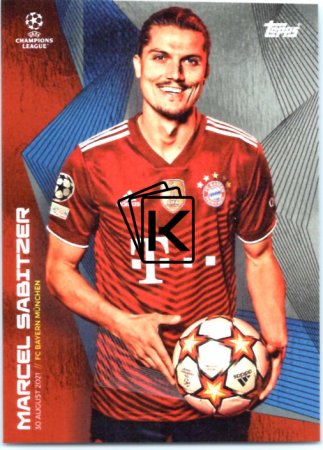 fotbalová kartička 2021 Topps Summer Signings Marcel Sabitzer FC Bayern Munchen