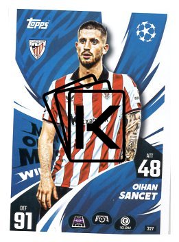 fotbalová kartička 2025-26 Topps Match Attax UCC 327 Oihan Sancet (Athletic Club)