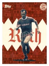 fotbalová kartička 2025-26 Topps Team set FC Bayern Munchen Die Bayern DB-7 Franz Roth Halo