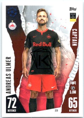 Fotbalová kartička 2023-24 Topps Match Attax UEFA Club Competitions 320 Andreas Ulmer FC Salzburg