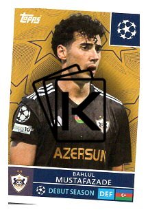 2025-26 Topps Champions League  Qarabağ FK 544 Bahlul Mustafazade