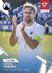 fotbalová kartička 2024-25 SportZoo Chance Liga Live L-61 Filip Šancl Pardubice