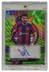 autographed card Topps Chrome İlkay Gündoğan FC Barcelona Auto