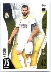 Fotbalová kartička 2023-24 Topps Match Attax UEFA Club Competitions 142 Nacho Real Madrid CF