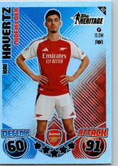 fotbalová kartička 2024-25 Topps Match Attax UEFA Club Competitions Topps Heritage 443 Kai Havertz (Arsenal)