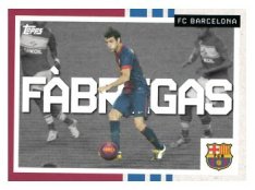 fotbalová kartička 2025-26 Topps Team set FC Barcelona We want the ball 43 Cesc Fabregas