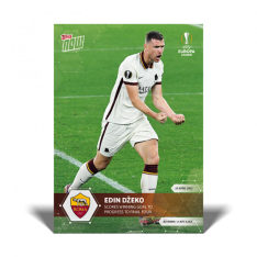 Fotbalová kartička Topps Now UEL 11 Edin Džeko AS Roma