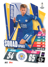 fotbalová kartička 2020-21 Topps Match Attax Champions League Extra Squad Update SU21 Marc Albrighton Leicester City
