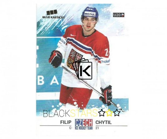 Hokejová kartička Czech Ice Hockey Team 13. Filip Chytil