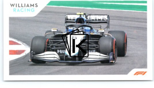 samolepka 2021 Topps Formule 1 Widescreen 218 Nicholas Latifi Williams