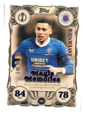 fotbalová kartička 2025-26 Topps Match Attax UCC Magic Memories (Rainbow Plus Foil) 441 James Tavernier (Rangers FC)