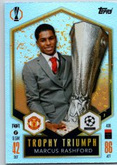 fotbalová kartička 2024-25 Topps Match Attax UEFA Club Competitions Trophy Triumph 436 Marcus Rashford (Manchester United)