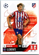 fotbalová kartička 2024-25 Topps Match Attax UEFA Club Competitions 114 Marcos Llorente (Atletico de Madrid)