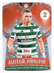 fotbalová kartička 2025-26 Topps UCC Winter SquadZone 2 Alistair Johnston Celtic