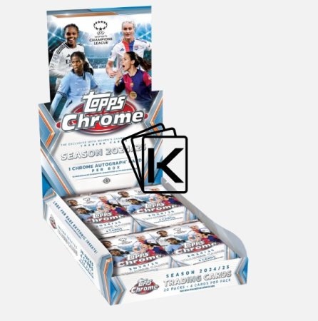 2024-25 Topps Chrome UWCL Hobby Box