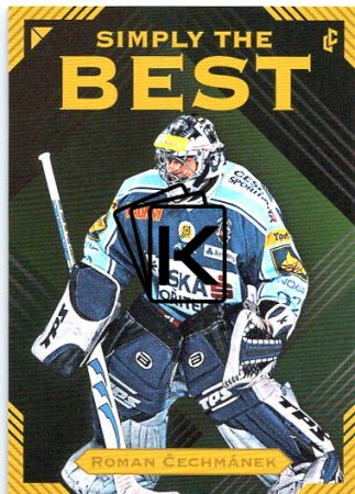 Legendary Cards Simply The Best 31 Roman Čechmánek 2005 HC Vsetín