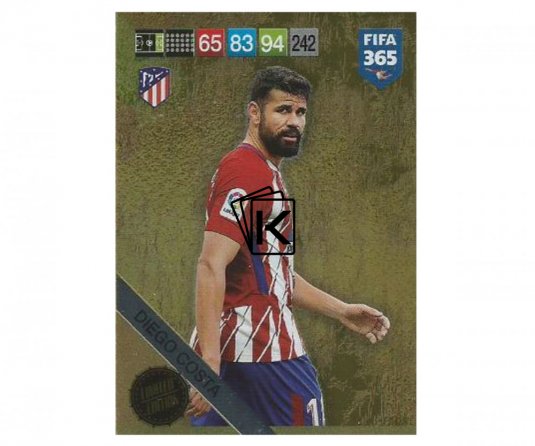 Fotbalová kartička Panini FIFA 365 – 2019 Limited Edition Diego Costa Atletico Madrid