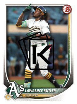 Baseballová karta 2025 Bowman 14 Lawrence Butler, Athletics