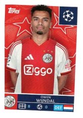 2025-26 Topps Champions League AFC Ajax 47 Owen Wijndal