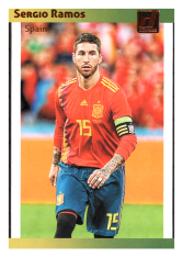 2018-19 Panini Donruss Soccer 1989 Tribute  DT-19 Sergio Ramos - Spain