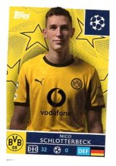 2025-26 Topps Champions League Borussia Dortmund 145 Nico Schlotterbeck