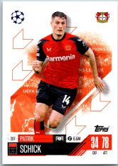 fotbalová kartička 2024-25 Topps Match Attax UEFA Club Competitions 207 Patrik Schick (Bayer 04 Leverkusen)